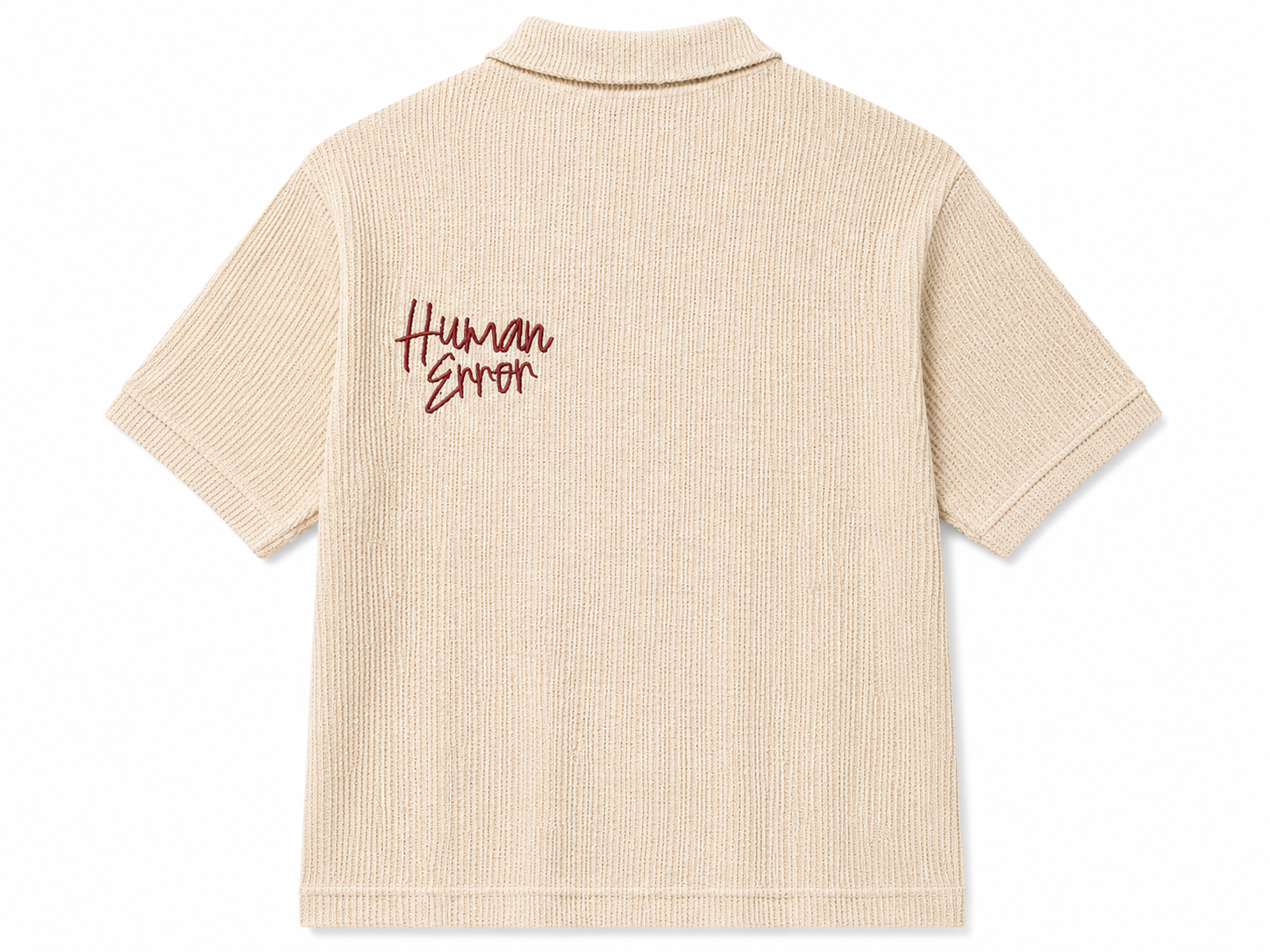 HUMAN ERROR POLO - BEIGE
