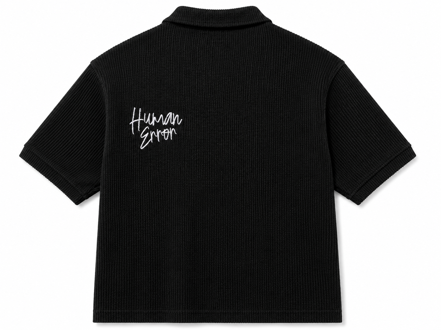HUMAN ERROR POLO - BLACK