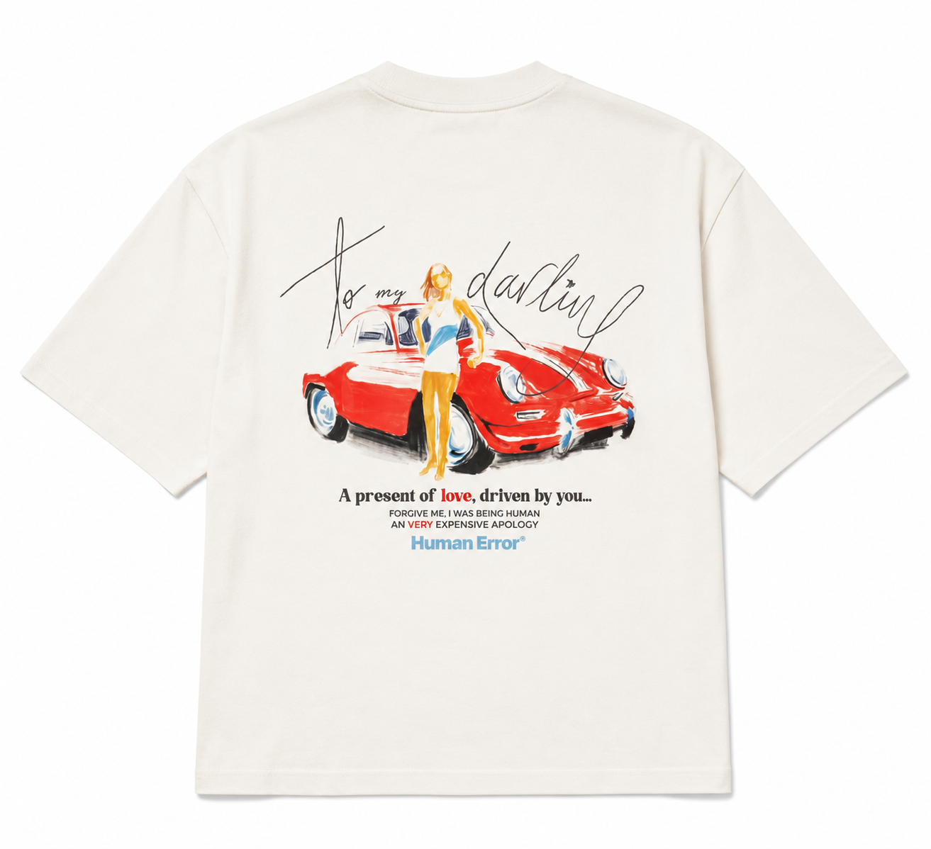 FOR MY DARLING T-SHIRT - WHITE