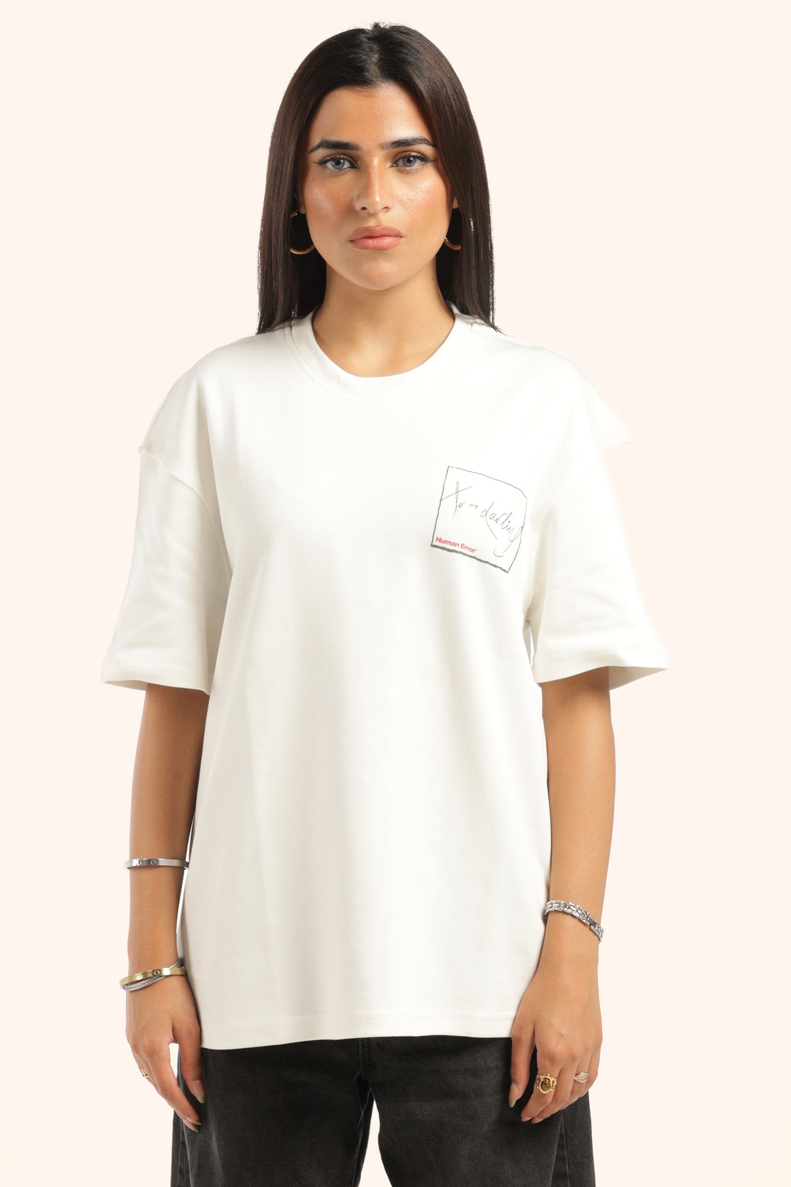 FOR MY DARLING T-SHIRT - WHITE