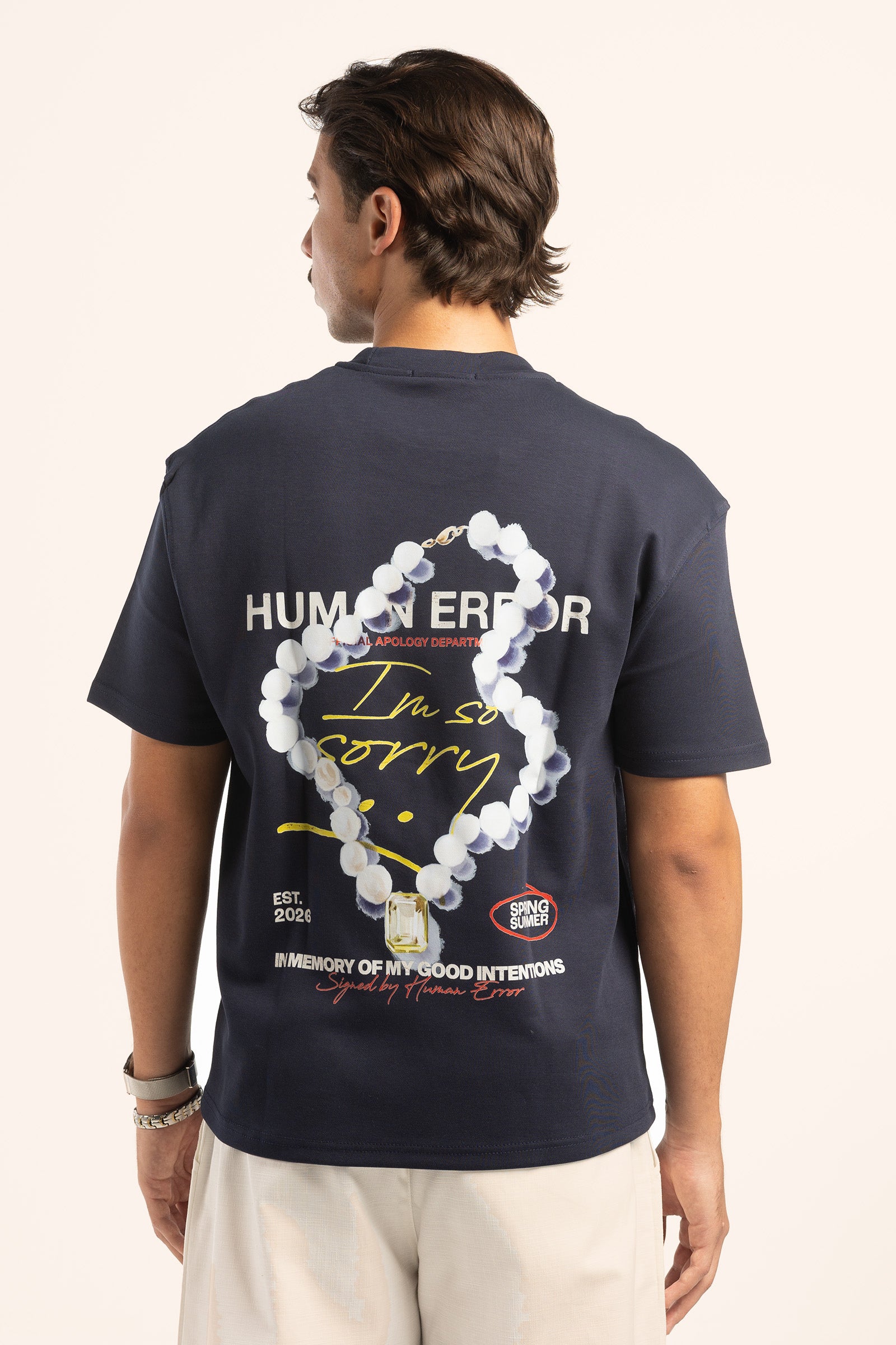 I AM SO SORRY T-SHIRT - NAVY