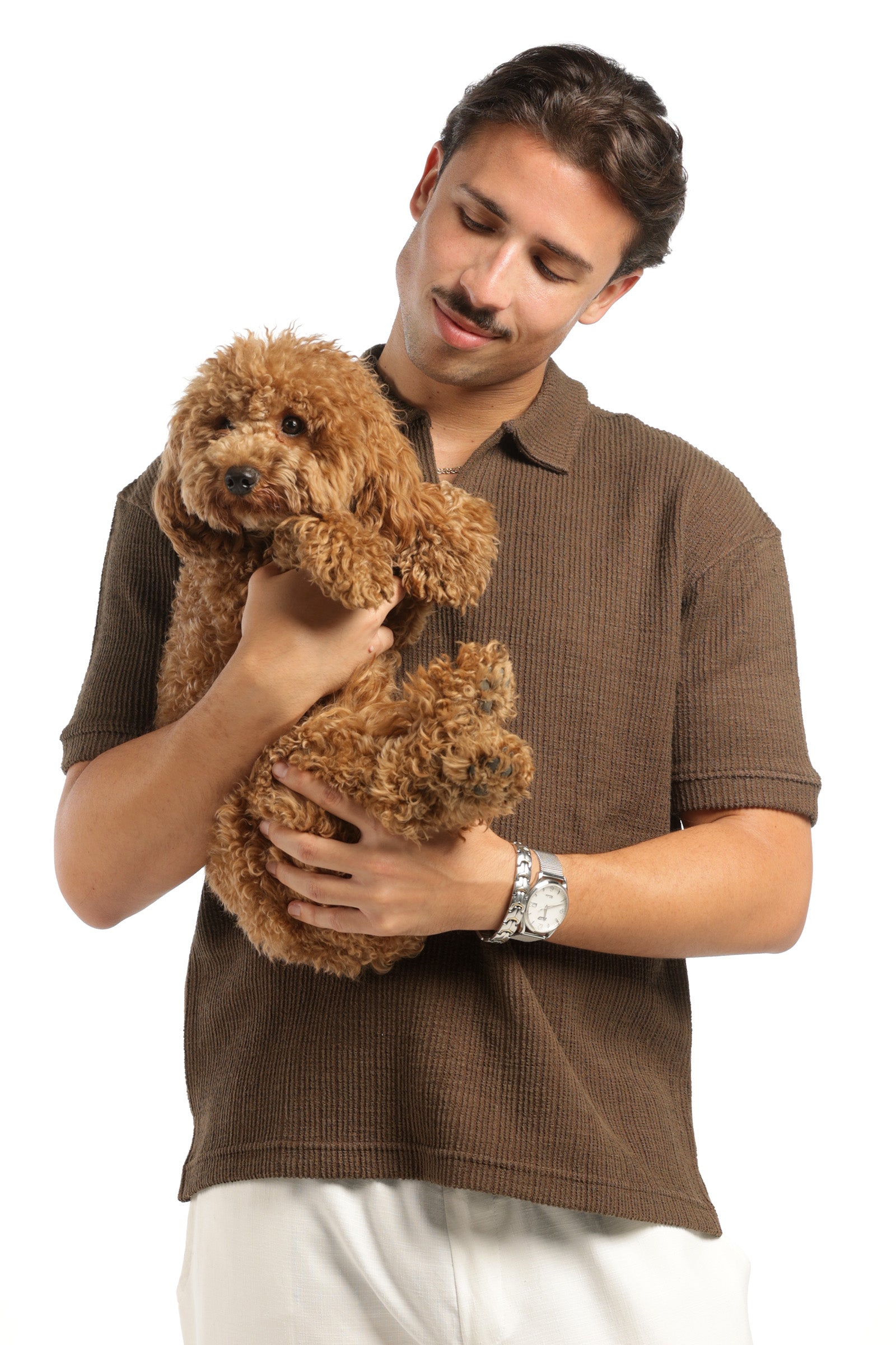 HUMAN ERROR POLO - BROWN