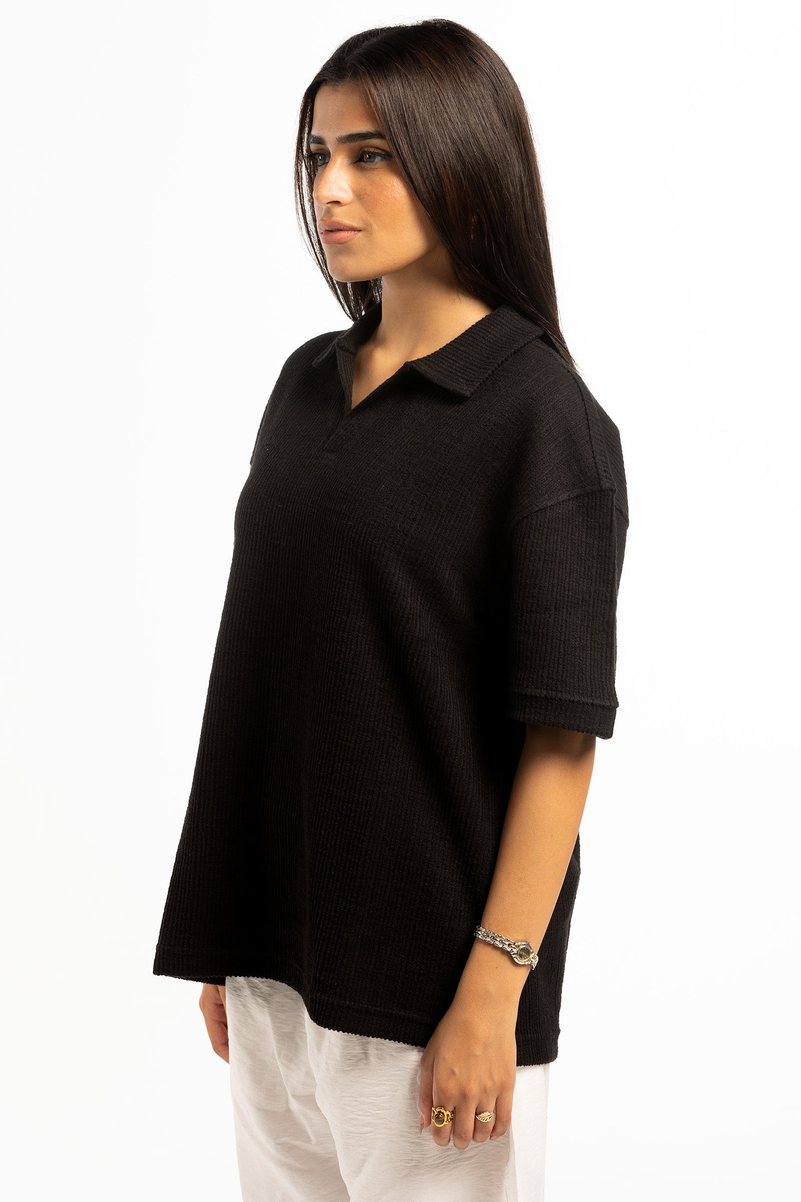 HUMAN ERROR POLO - BLACK